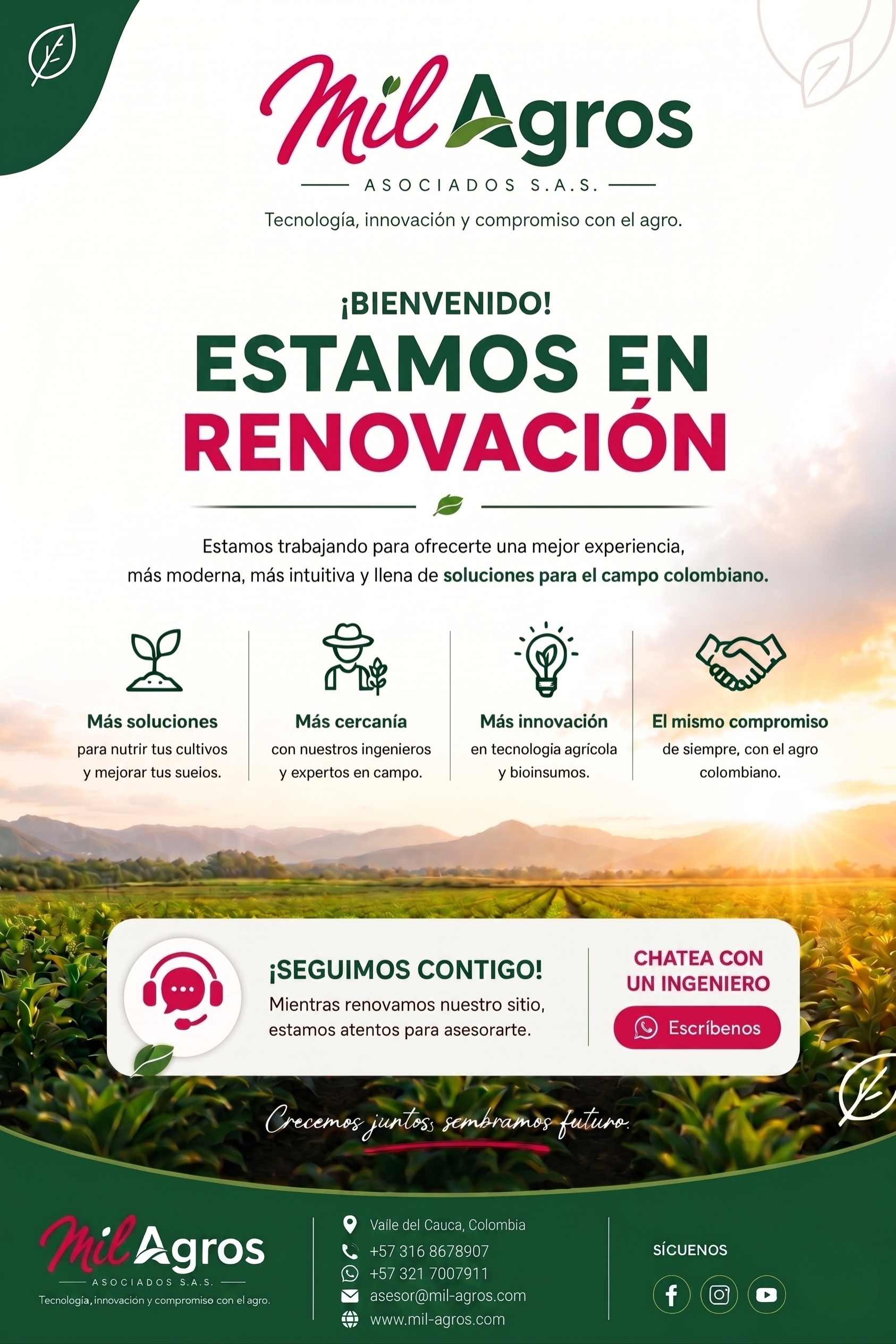 Mil Agros Asociados - Estamos en Renovación